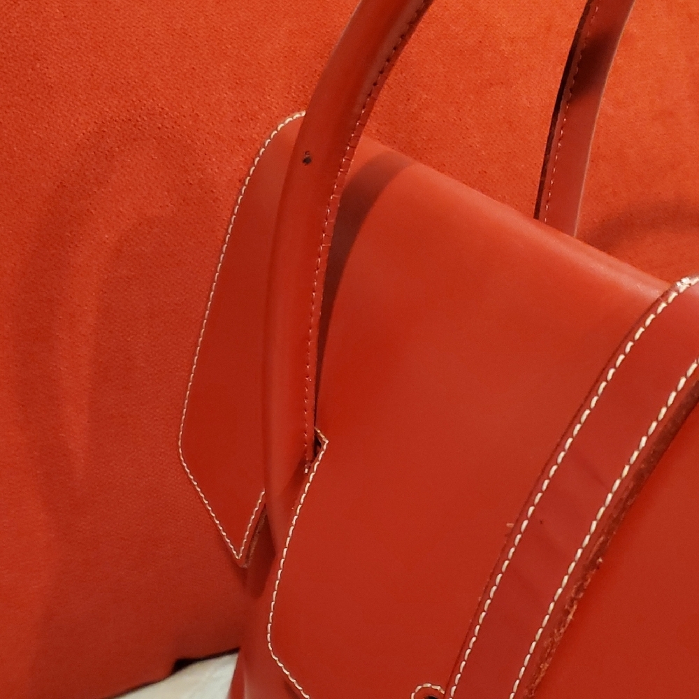 Dooney & Bourke Bold Red Satchel - Picture 11 of 13